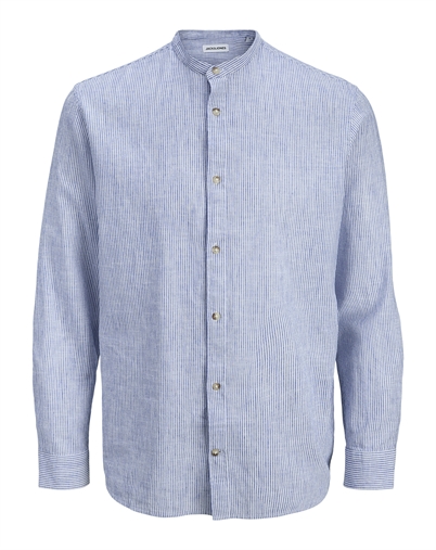 Jack & Jones - JJESummer Linen Blend Band Hemd - Infinity